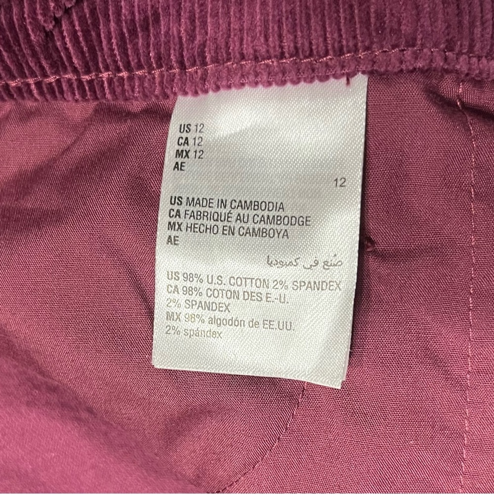 Style & Co corduroys size 12 - Picture 6 of 6